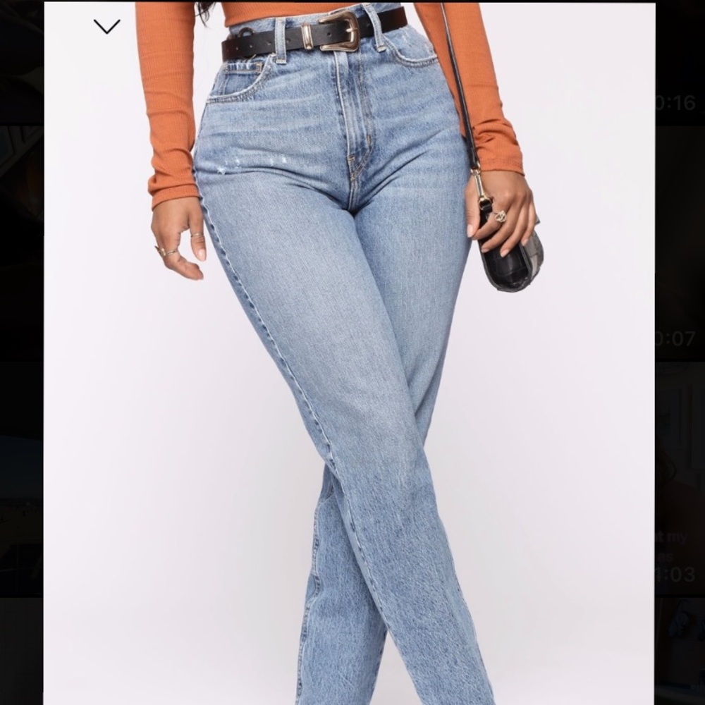 High rise mom jeans